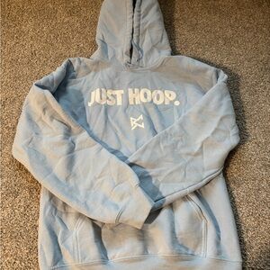 Men's Light Blue 'Just Hoop' Hoodie